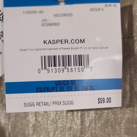 KASPER Shimmering Gold Sleeveless Blouse - Picture 3 of 5